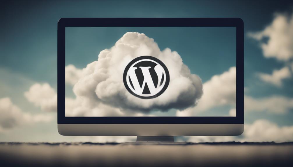 wordpress site icloud backup