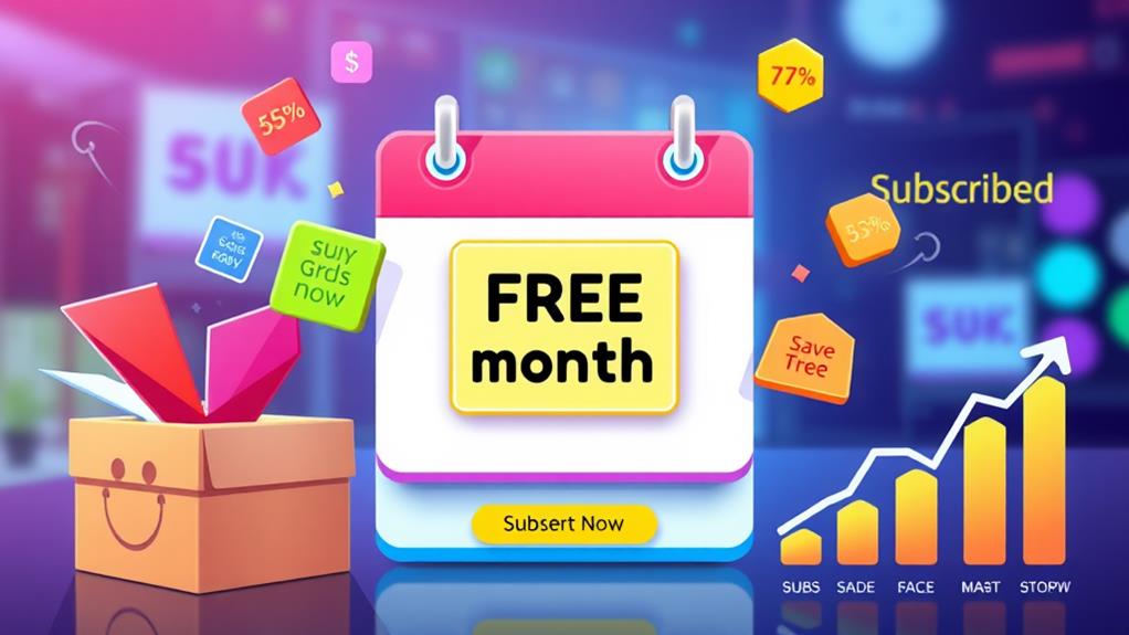 one month free offer