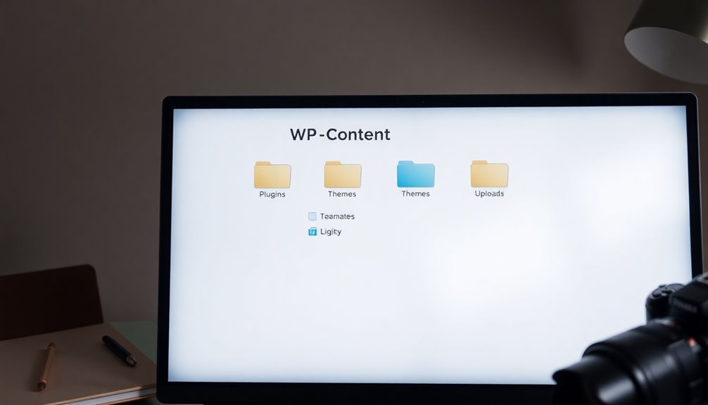 wp content folder contents