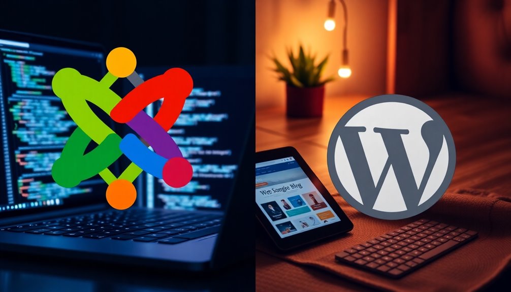 cms comparison joomla vs wordpress