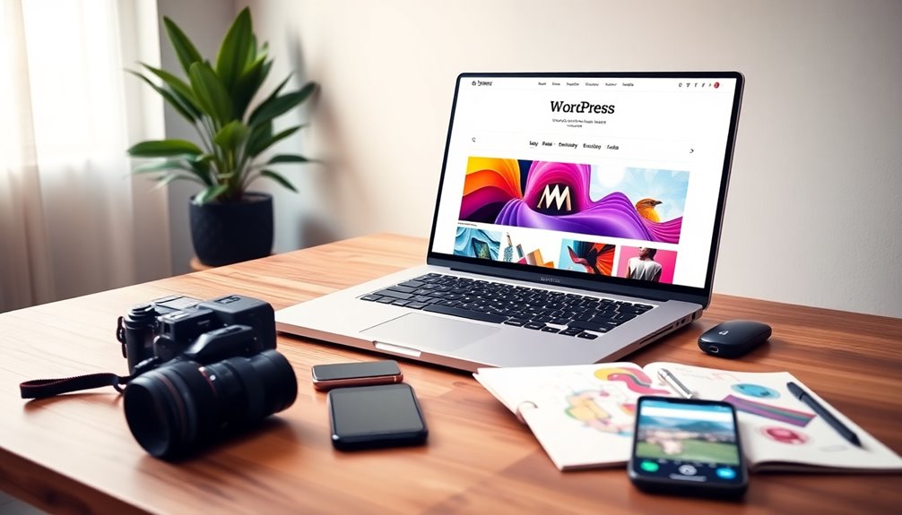 creating a wordpress portfolio