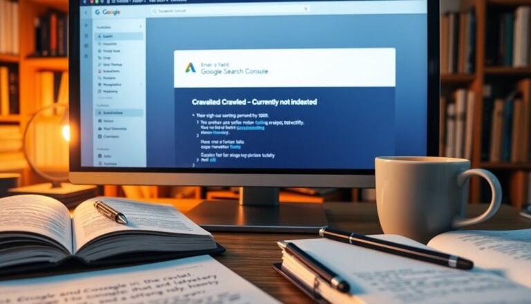 How to Fix “Crawled – Currently Not Indexed” Errors in Search Console