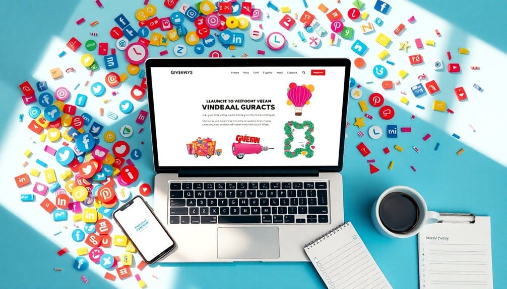 maximize giveaway social media reach