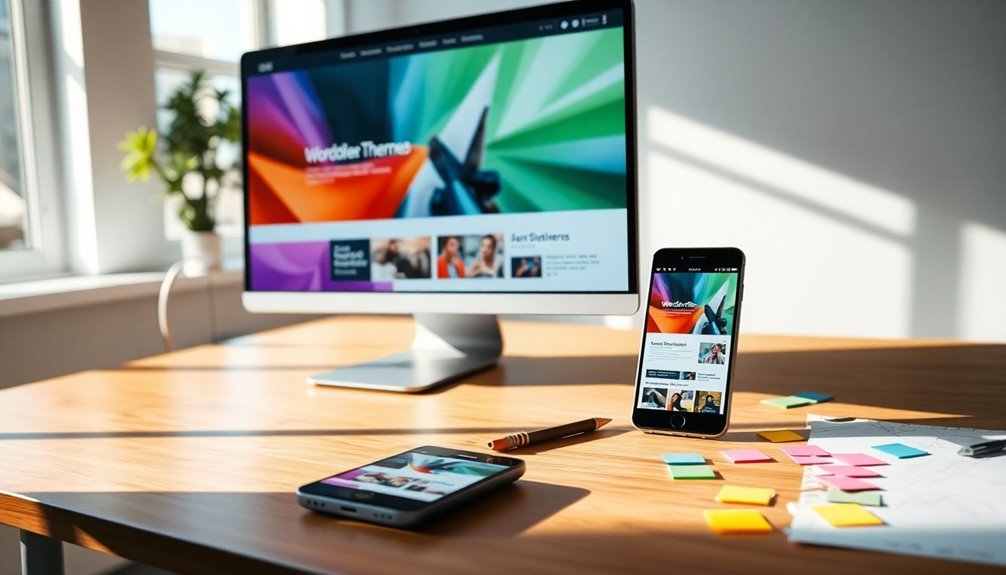 mobile friendly theme selection