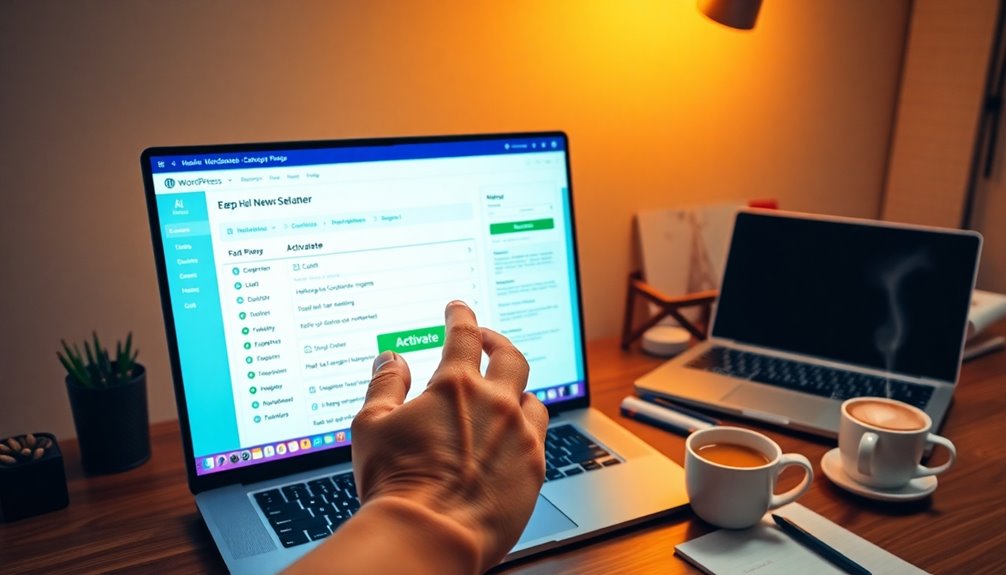set up newsletter plugin