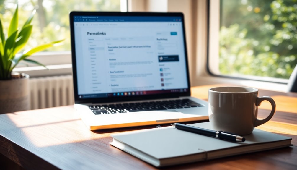 change wordpress permalink settings