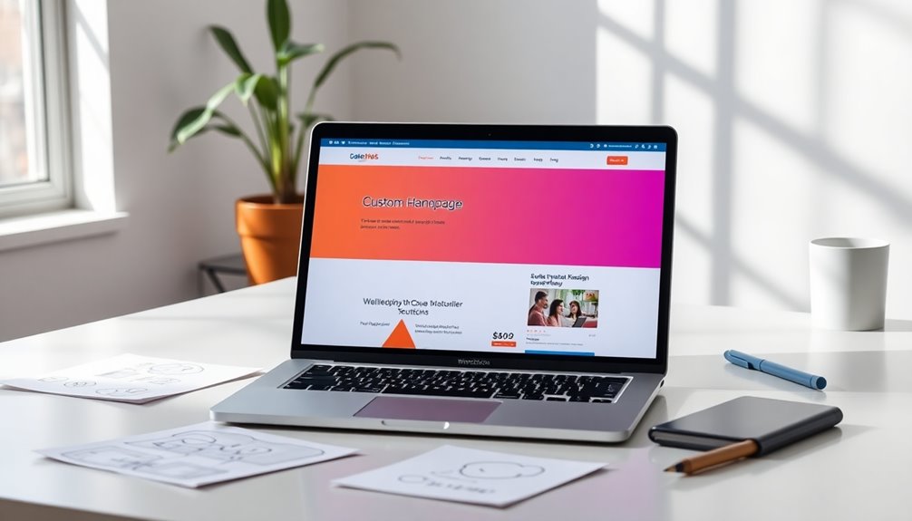 custom homepage enhances engagement