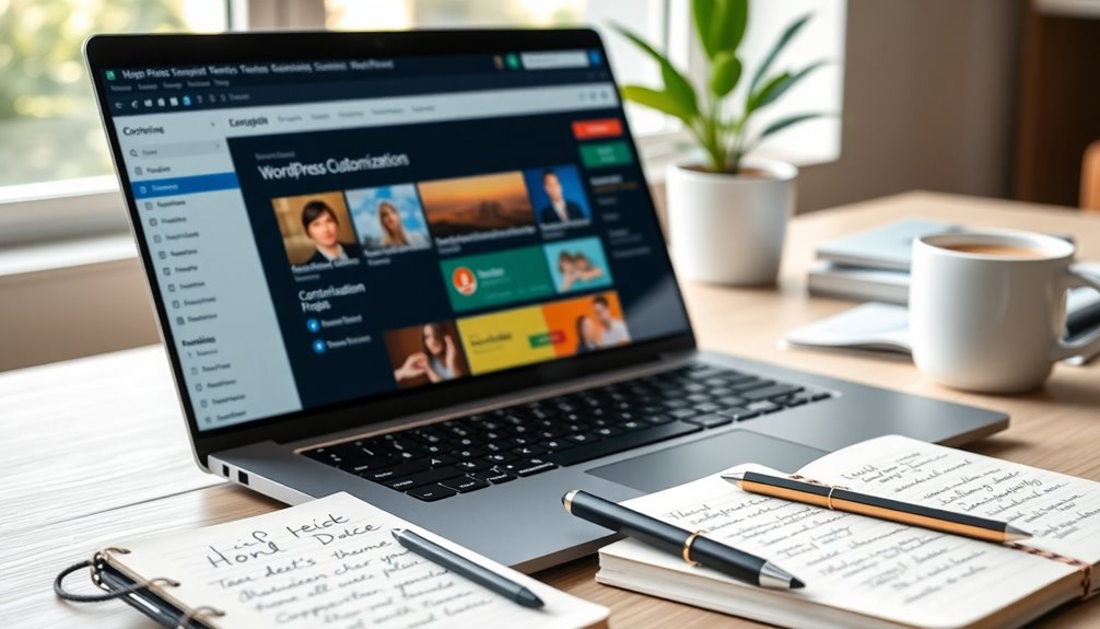 safe wordpress theme customization