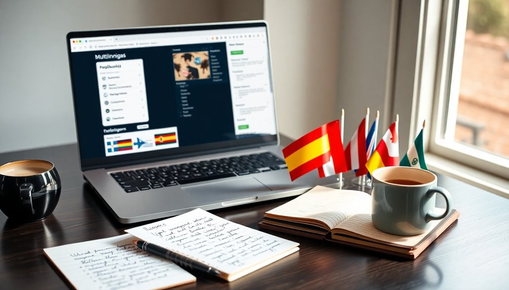 selecting a multilingual plugin