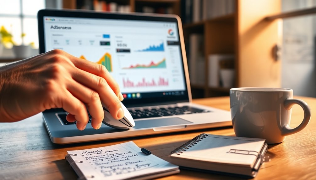 setting up adsense account