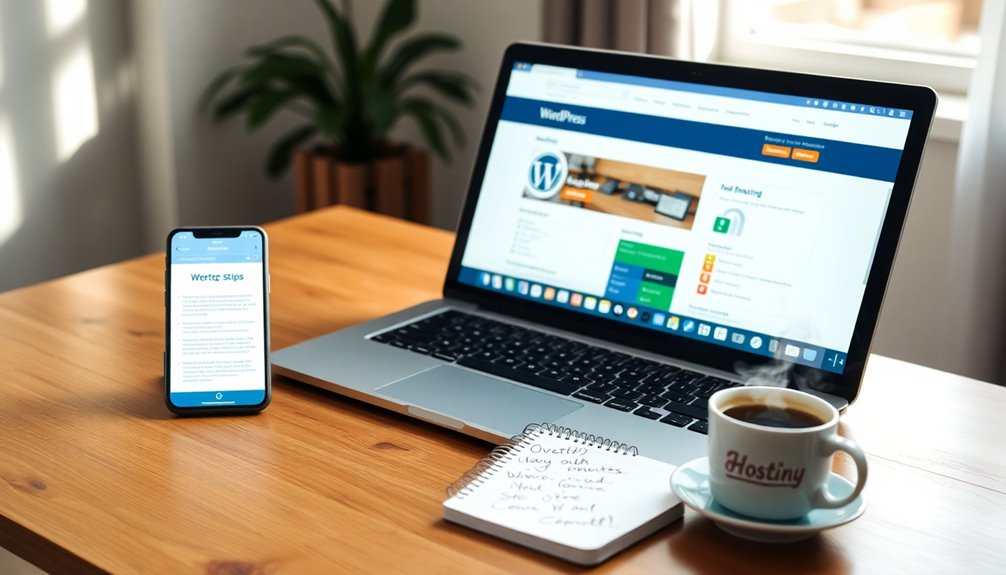 setting up wordpress hosting