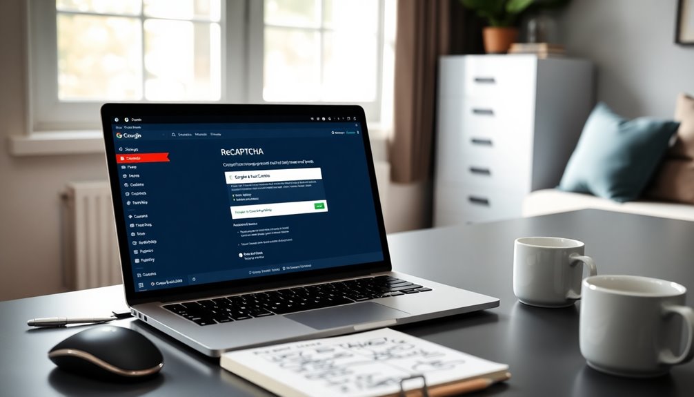 configure google recaptcha forms