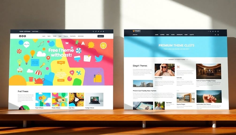 free themes pros and cons