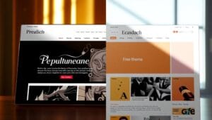 free vs premium themes