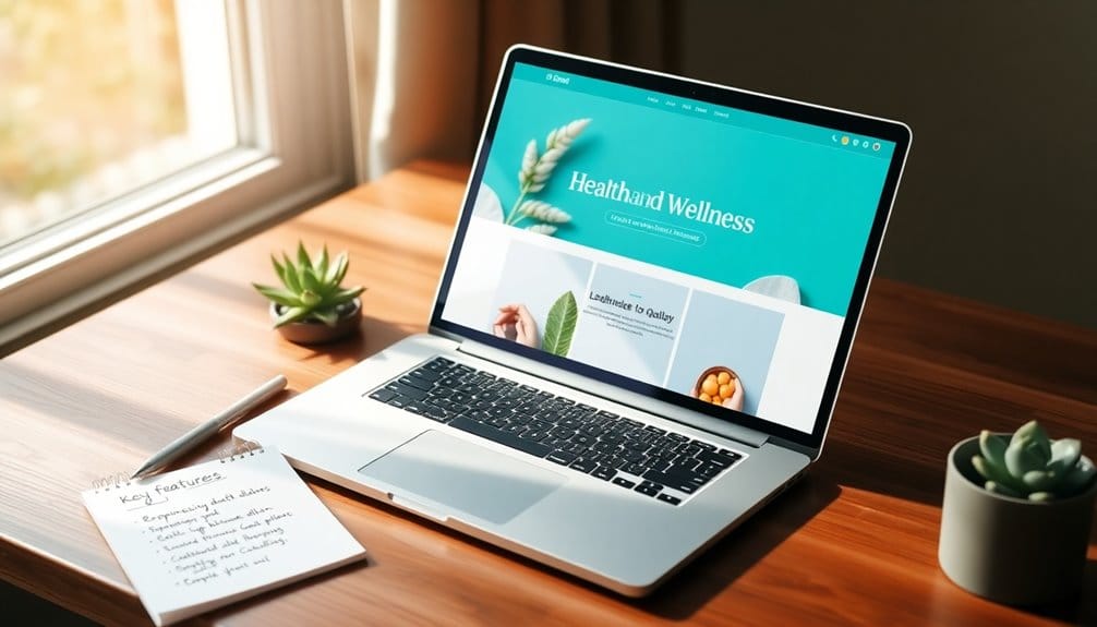 key features for wellness blogs