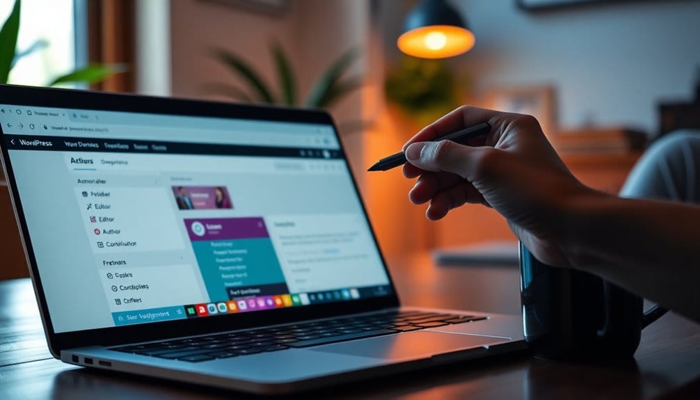 manage wordpress user roles