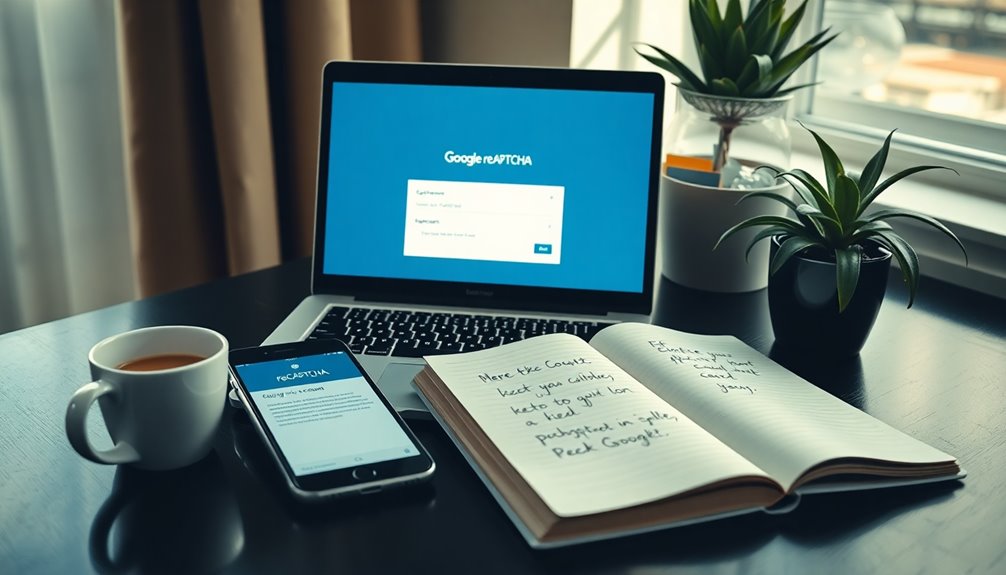 register for recaptcha integration