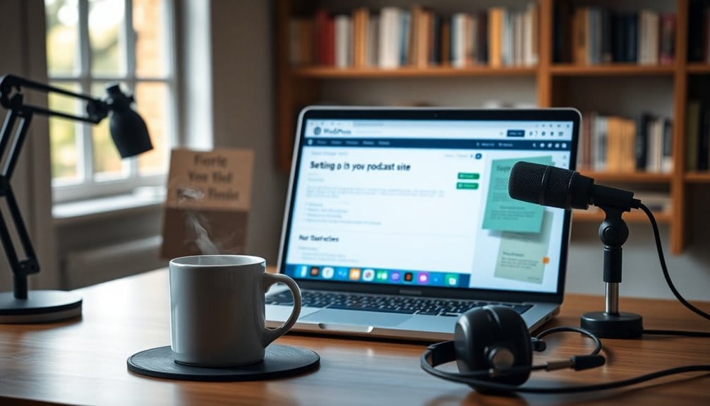 wordpress setup for podcasting