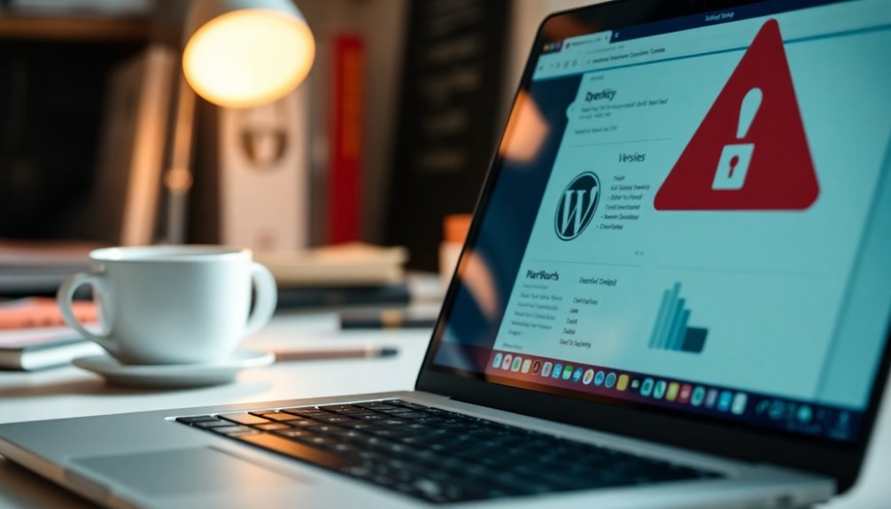 wordpress version vulnerability exploitation